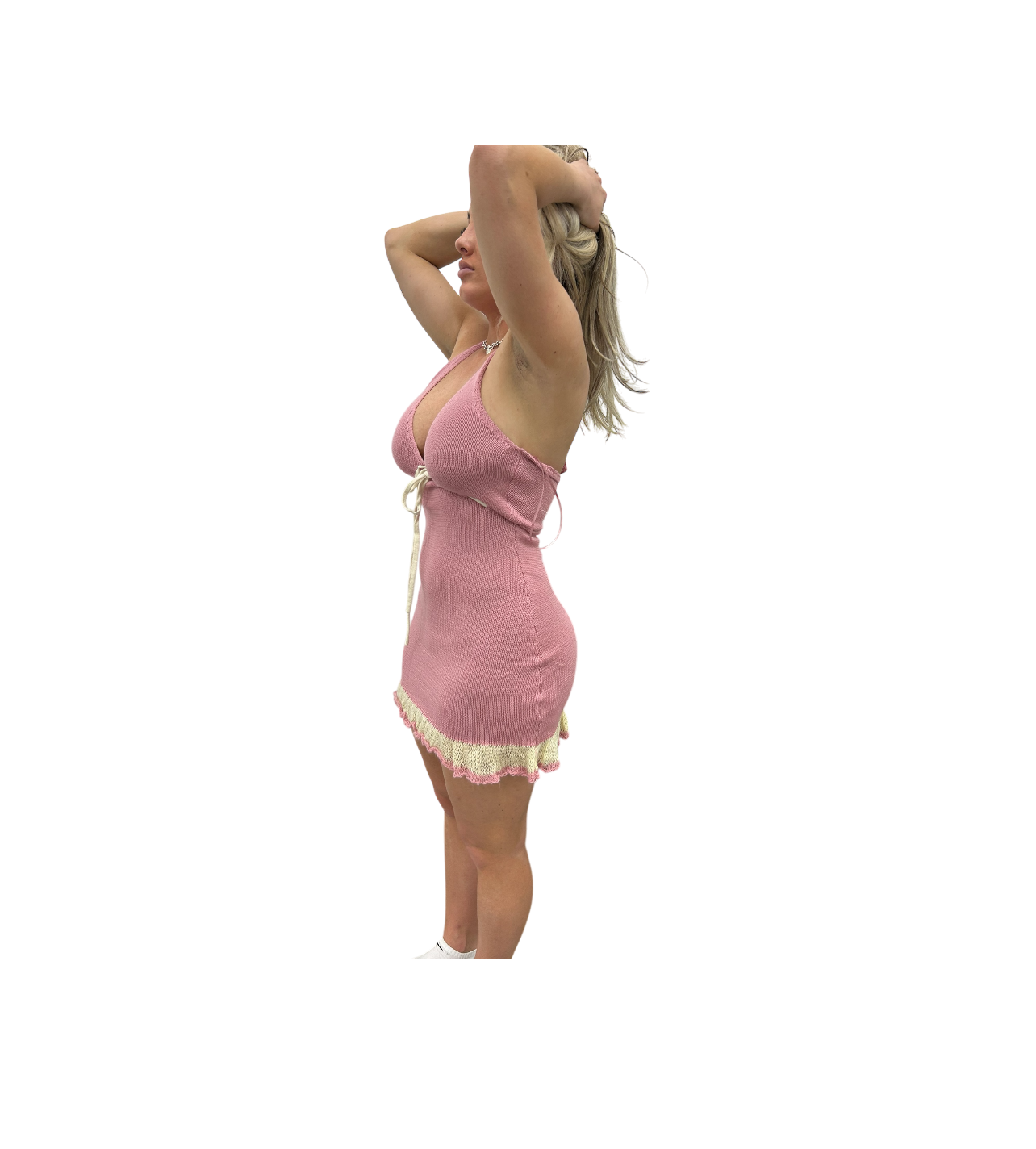 Le Lis Pink Knit Dress