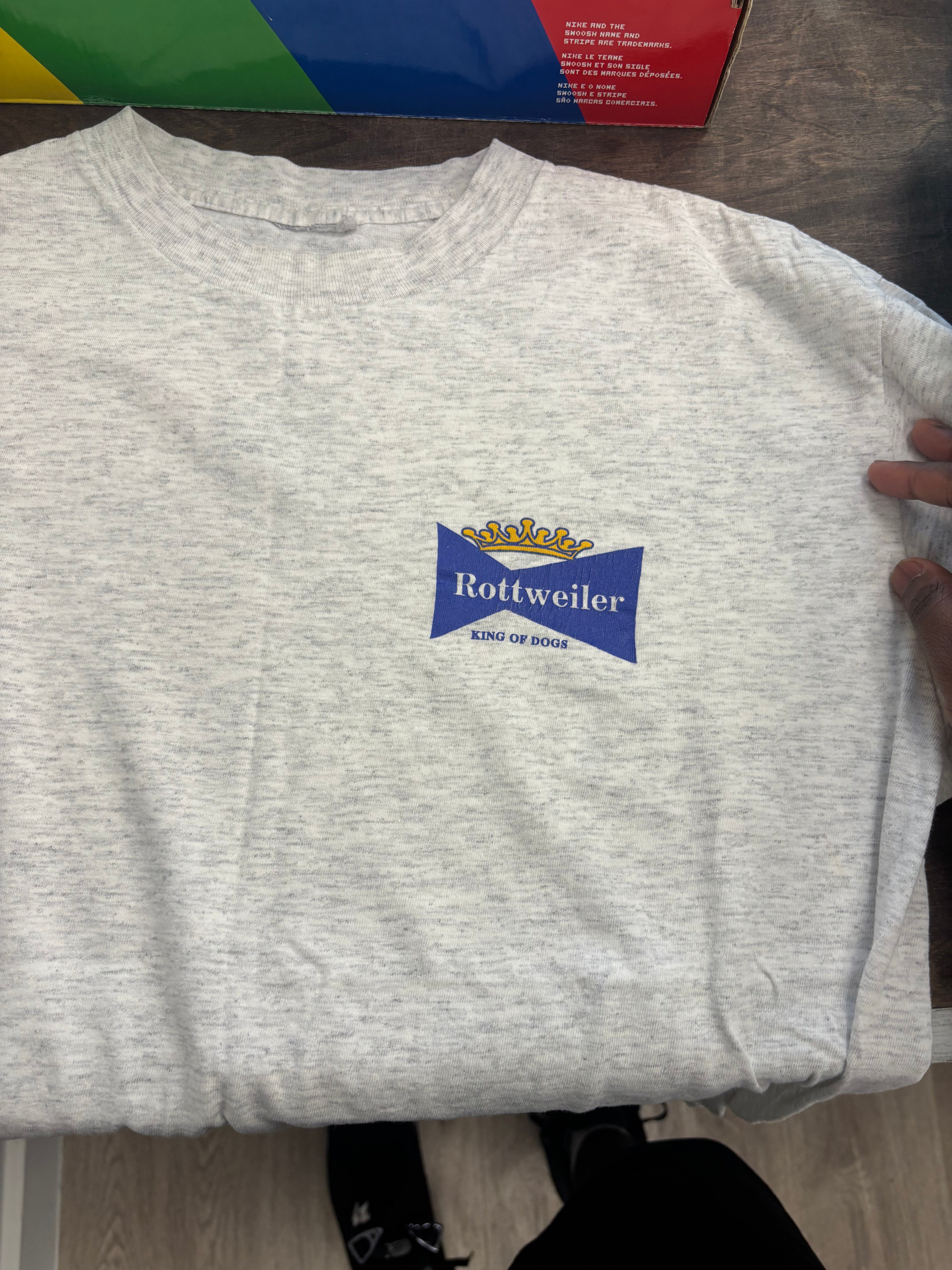 Vintage Rottweiler King Of Dogs Tee XL (SC 7867)
