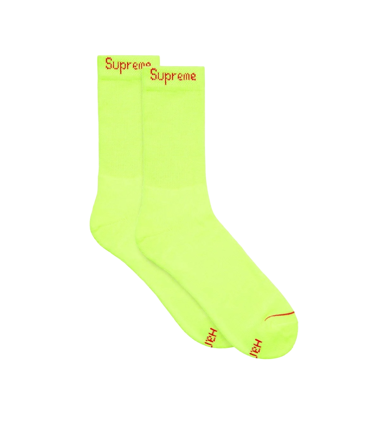 Supreme Neon Green Socks