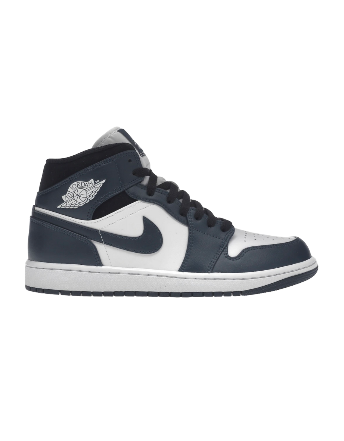 Nike Air Jordan 1 Retro High Sneakers - White, Navy & Black Size 7.5m/9w NEW! Wmns Jordan 1 High Premium  main image 4
