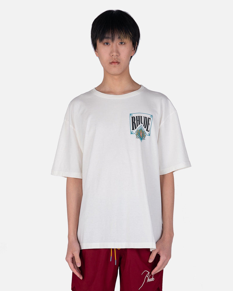 Rhude Teal/White Logo Tee