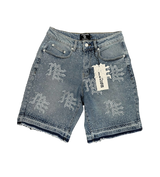 Mixed Emotions Rhinestone Jean Shorts