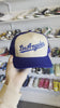 LA White/Blue Hat SpellOut Logo